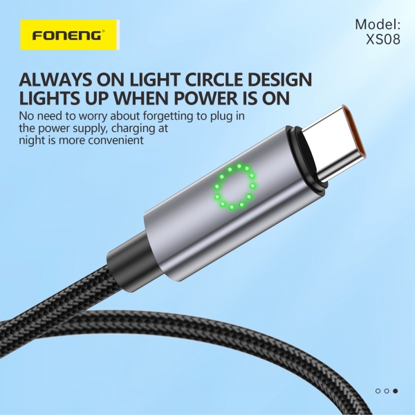 Foneng XS08 60W Şarj Kablosu