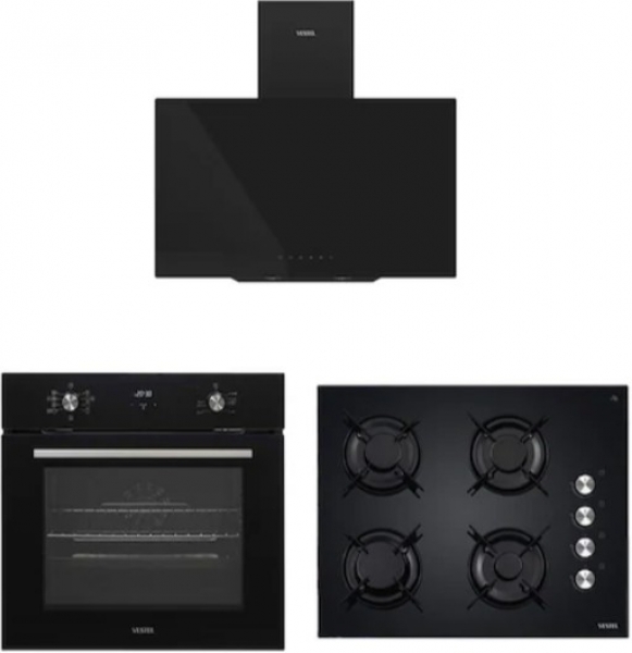 Vestel Hamur Şefi Ankastre Set AO-65104 S + AF-7684 YS + AD-63330 S