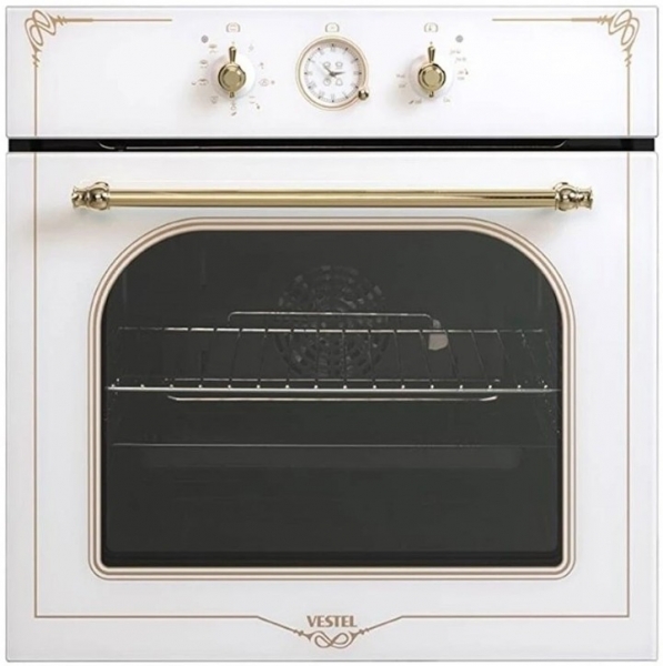 Vestel Beyaz Rustik Ankastre Set AO-6104 YRB + AF-7688 RB + AD-60041 RB