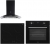 Vestel Eğik Siyah Ankastre Set AO-6330 S + AF-7684 YS + AD-6011 S