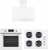 Vestel Beyaz Ankastre Set AO-65104 B + AF-7684 YB + AD-63330 B
