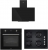 Vestel Siyah Ankastre Set AO-65104 S + AF-7684 S + AD-63330 S