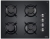 Vestel Siyah Ankastre Set AO-65104 S + AF-7684 S + AD-63330 S