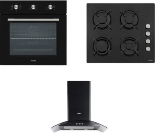 Vestel Ankastre Set AO-65104 S + AF-6682 YS + AD-6011 S