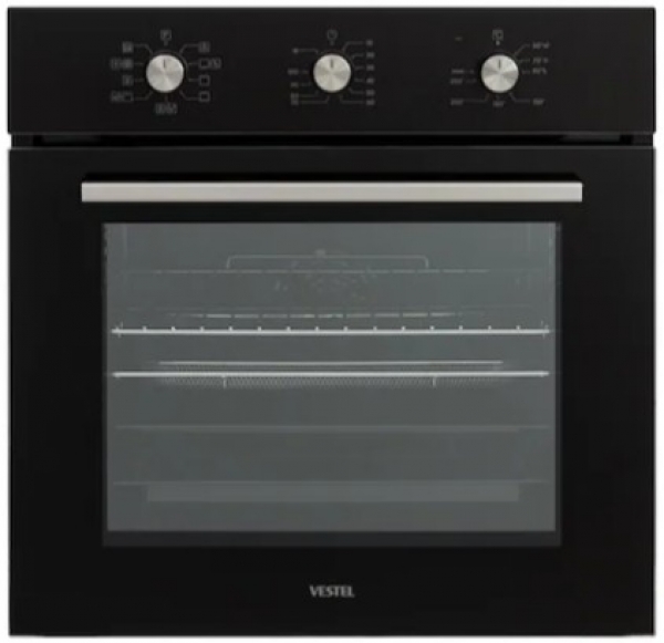 Vestel Siyah Ankastre Set AO-65104 S + AF-6682 YS + AD-63340 S