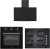 Vestel Siyah Ankastre Set AO-65104 S + AF-6682 YS + AD-63340 S