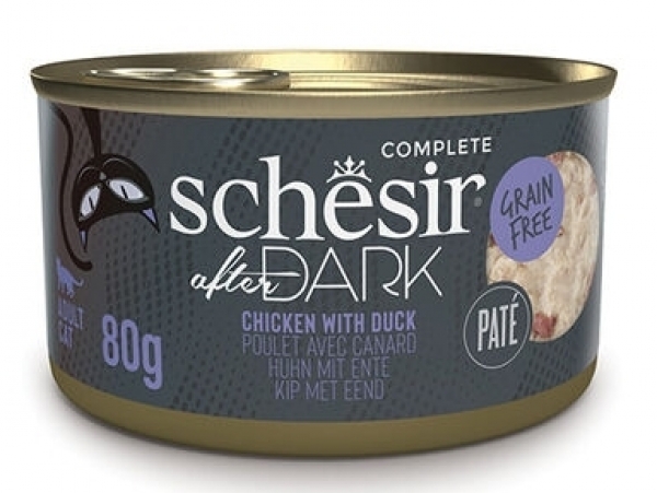 Schesir After Dark Pate Tavuk ve Ördekli 80 gr Kedi Maması