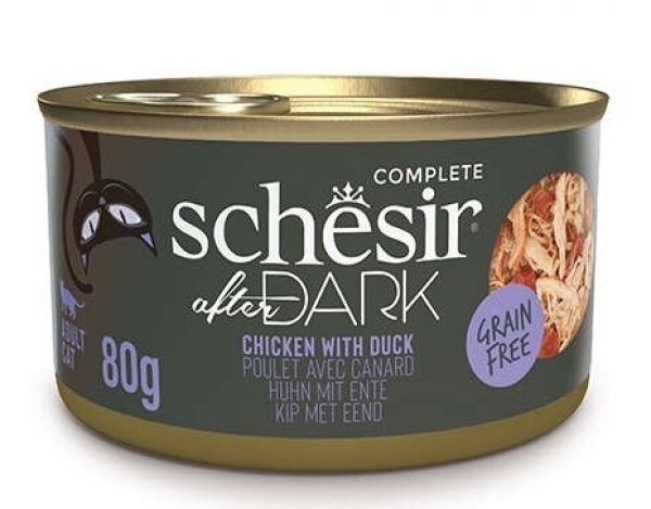 Schesir After Dark Tavuk ve Ördekli 80 gr Kedi Maması