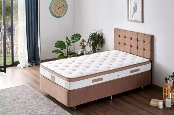 Niron Latte 80x180 Baza+Başlık+Yatak Seti