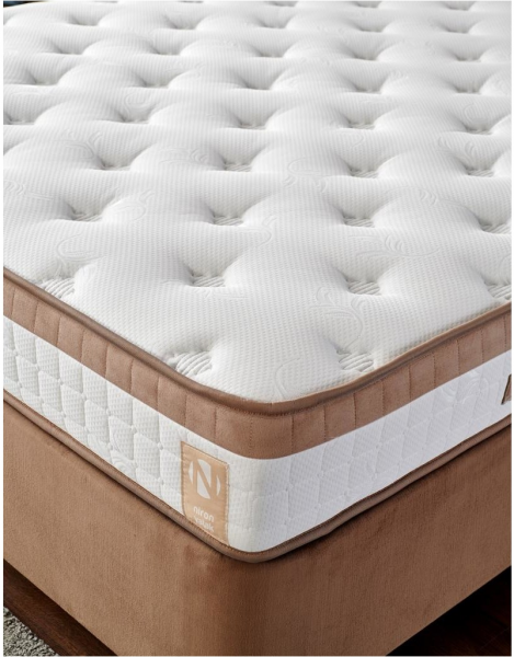 Niron Latte 90x200 Baza+Başlık+Yatak Seti