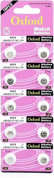 Oxford 377 SR626SW 10'lu Düğme Pil