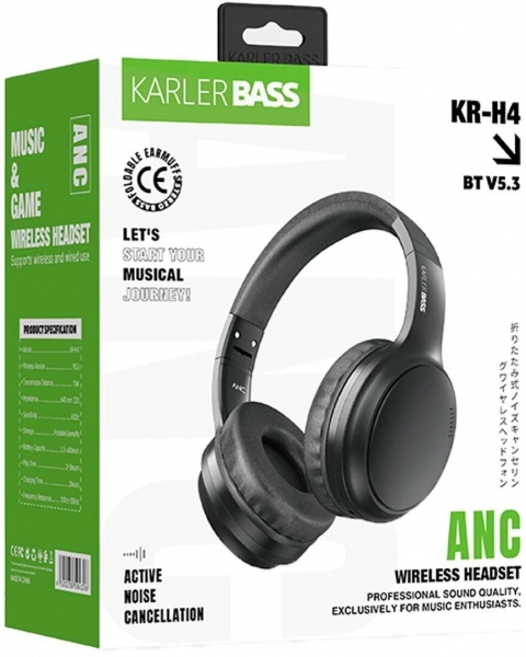 Karler Bass KR-H4 Kablosuz Kulaklık