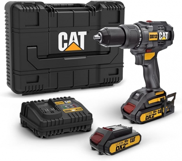 CAT DX12 Akülü Matkap (2 Ah / 2 Akülü)
