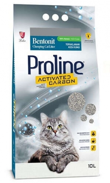 Proline Actived Carbon Topaklanan Doğal 10 lt Kedi Kumu