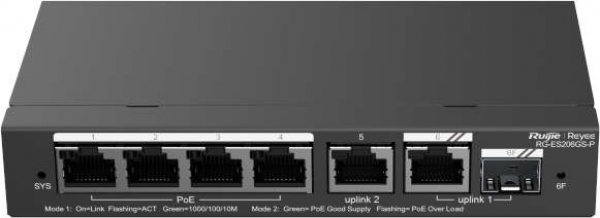 Ruijie Reyee RG-ES206GS-P Yönetilebilir Switch