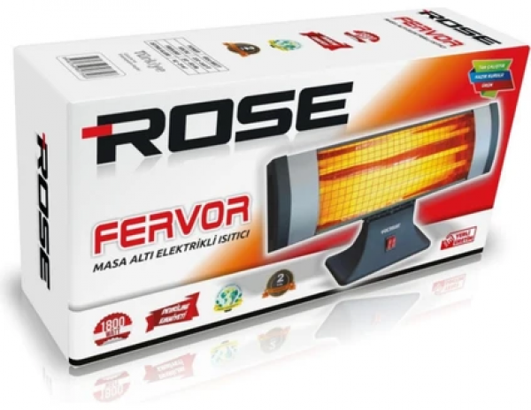 Rose Fervor 1800W Quartz Isıtıcı