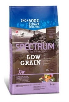 Spectrum Low Grain Somon ve Hamsi Kısırlaştırılmış 2.6 kg Kedi Maması