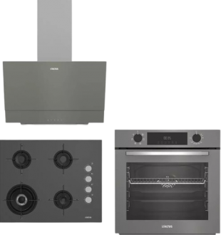 Altus Gri Cam Ankastre Set ALA 189 GG + ALA 322 G + ALA 510 G