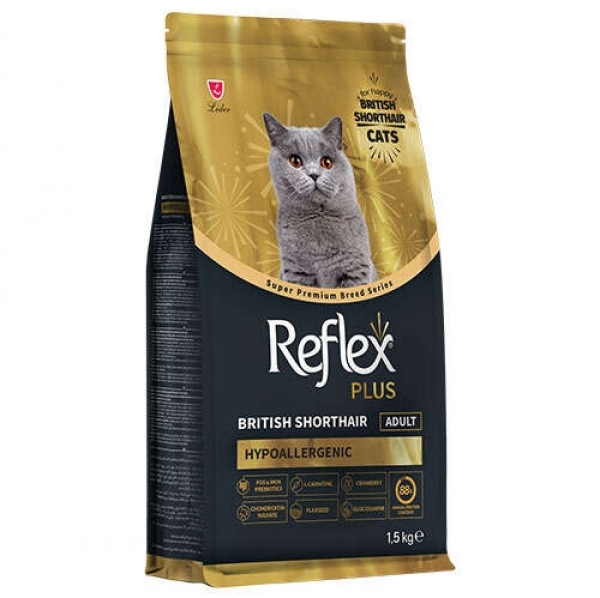 Reflex Plus Hypoallergenic British Shorthair 1.5 Kg Kedi Maması