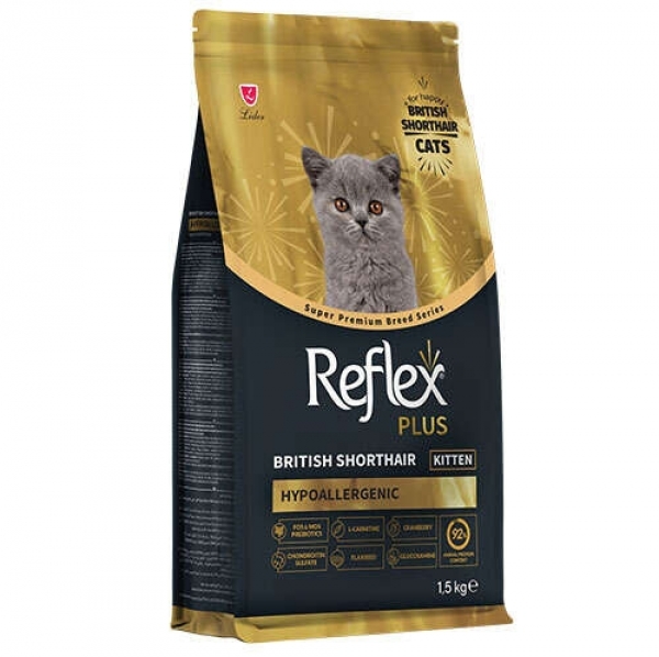 Reflex Plus Hypoallergenic British Shorthair Yavru 1.5 Kg Kedi Maması