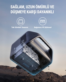 Anker Solix 521 PowerHouse 200W Taşınabilir Güç İstasyonu
