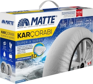 Matte Super-X 195/65 R14 Kar Çorabı