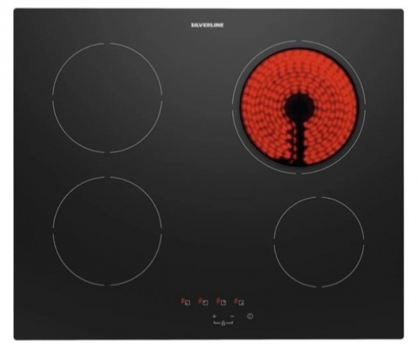 Silverline Flam Siyah Cam Ankastre Set VC8210B01 + BO6502B01 + 3481 FLAM