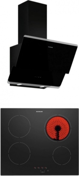 Silverline İkili Siyah Ankastre Set VC8210B01 + + 3490 Oslo 60