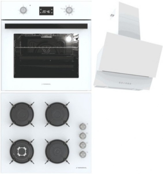 Termikel Beyaz Ankastre Set BH P6194C W + BO O6555C W + Argemon WW60
