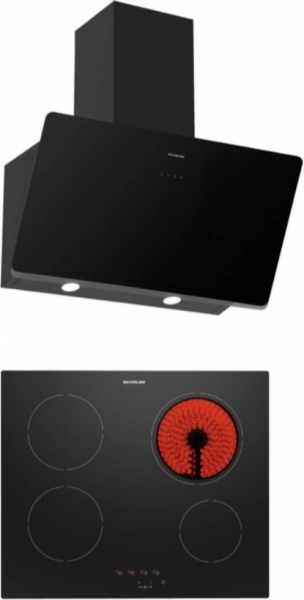 Silverline İkili Siyah Ankastre Set VC8210B01 + + 3457 Soho