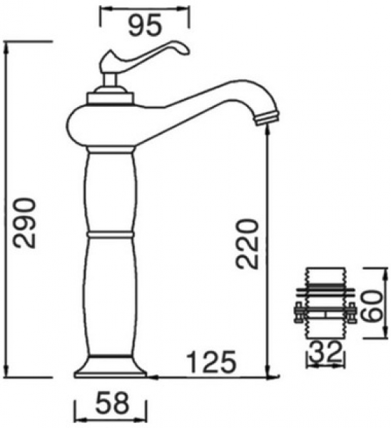 Fontana F-122 Lavabo Bataryası