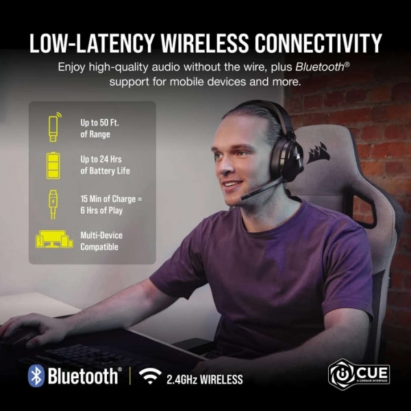 Corsair HS55 Wireless Kablosuz Kulaklık