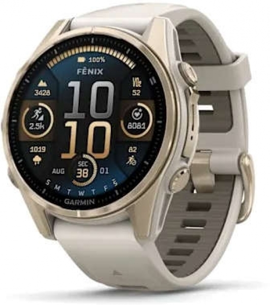Garmin Fenix 8 43mm Sapphire Aktivite Saati