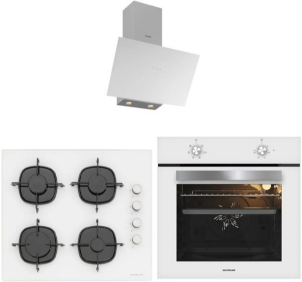 Silverline Ankastre Set CS5335W02 + BO6501W01 + 3481
