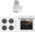 Silverline Ankastre Set CS5335W02 + BO6501W01 + 3481
