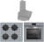 Silverline Ankastre Set CS5335S02 + BO6502S02 + 3490 Oslo