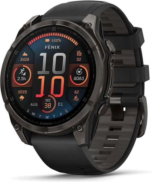 Garmin Fenix 8 47mm Sapphire Aktivite Saati