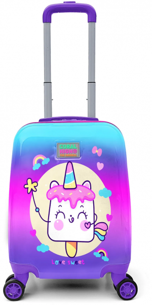 Coral High 16721 Batik Unicorn Dondurma Desenli Çocuk Valizi