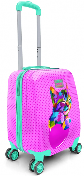 Coral High 16730 Kedi Desenli Çocuk Valizi