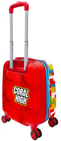 Coral High 16793 Blok Desenli Çocuk Valizi