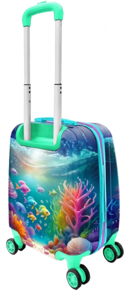 Coral High 16792 Deniz Atı Desenli Çocuk Valizi