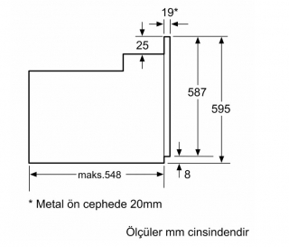 Profilo FRCA123I Ankastre Fırın