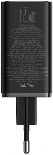 Baseus GaN6 Pro 65W Şarj Aleti