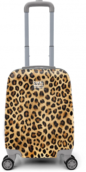 Coral High 16789 Leopar Desenli Çocuk Valizi