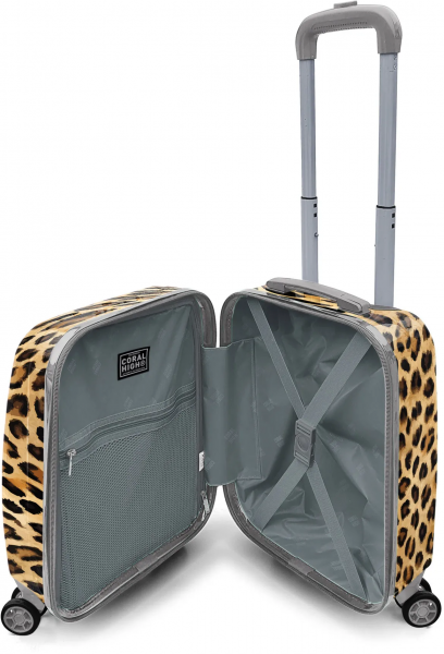 Coral High 16789 Leopar Desenli Çocuk Valizi