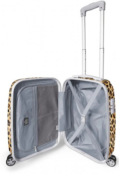 Coral High 16550 Leopar Desenli Kabin Boy Valiz