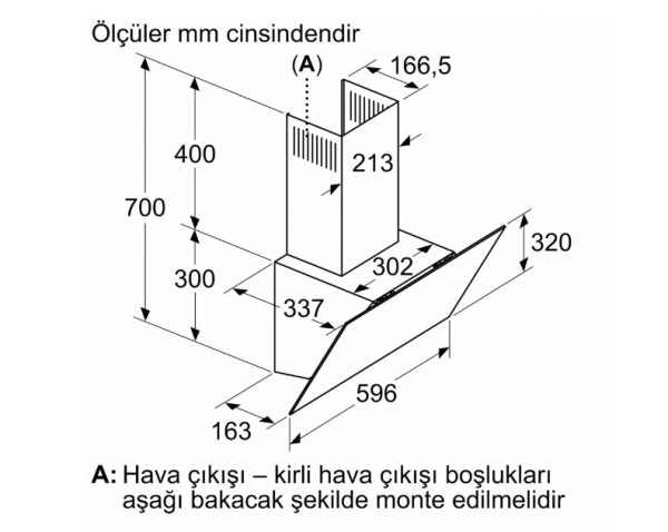 Profilo DVK6J479 Davlumbaz