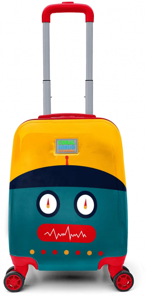 Coral High 16746 Çivit Robot Desenli Çocuk Valizi