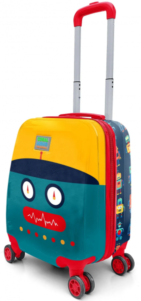 Coral High 16746 Çivit Robot Desenli Çocuk Valizi