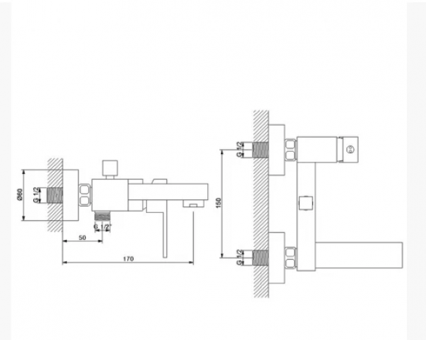 Newarc Cubic 871511S Banyo Bataryası